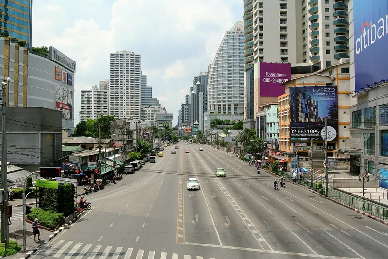 Sukhumvit Road and Asok intersection